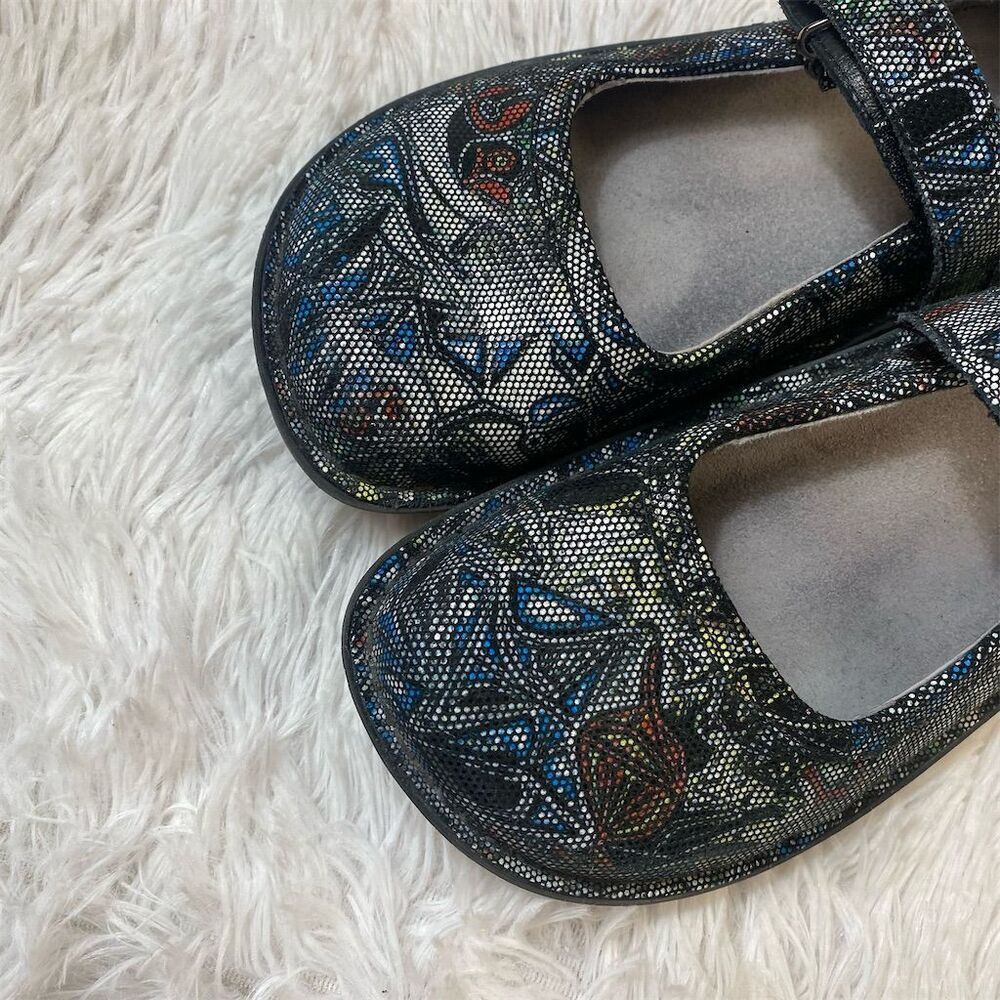Alegria Belle Totem Mary Jane Women's Flats Multicolor Size 7 - Picture 2 of 9